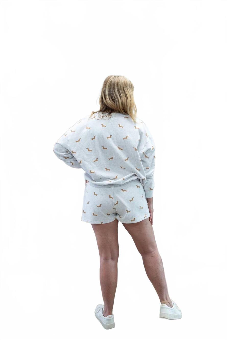 NEW SUNDAY EDITION hot dog shorts in light grey heather - Picture 9 of 9